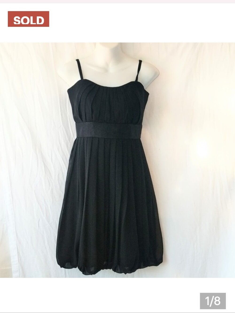 WHBM little black dress sz 2